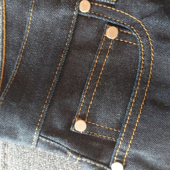 NWT Joseph Boyfriend Japanese Stretch Jeans High Rise Dark Wash - Picture 5 of 14